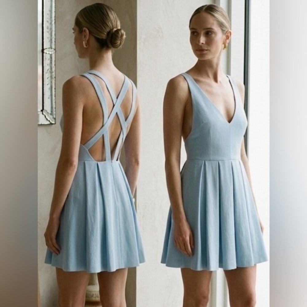 Tobi‎ GISELLE BLUE SHIFT DRESS